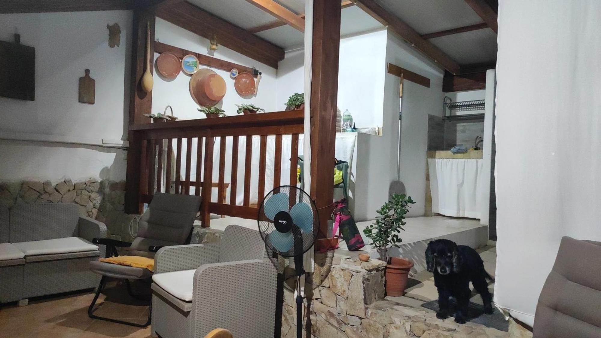 Villa Casa del Pino Porto Pino Exterior foto